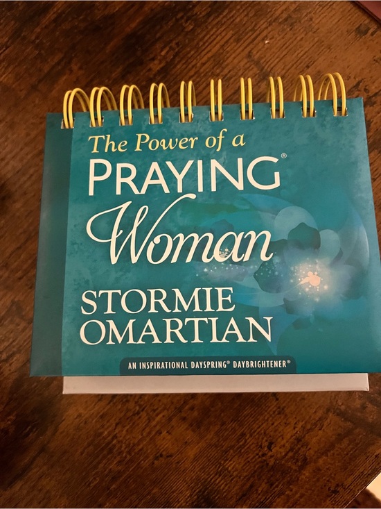 Other - 'The Power of a Praying Woman' Teal Daily Inspirational Flip Book